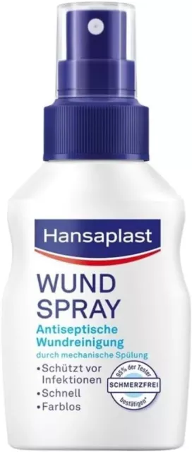 HANSAPLAST Wundspray antiseptische Wundreinigung mechanische Spülung 50 ml