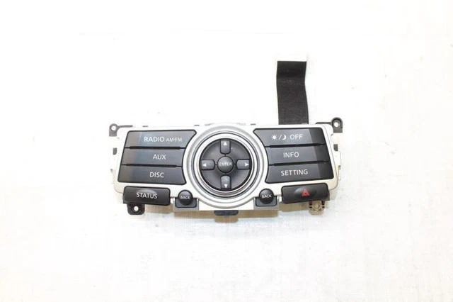 2008 Infiniti G37S V36 Coupe #274 Display Screen Control (Under Screen) W/O Navi