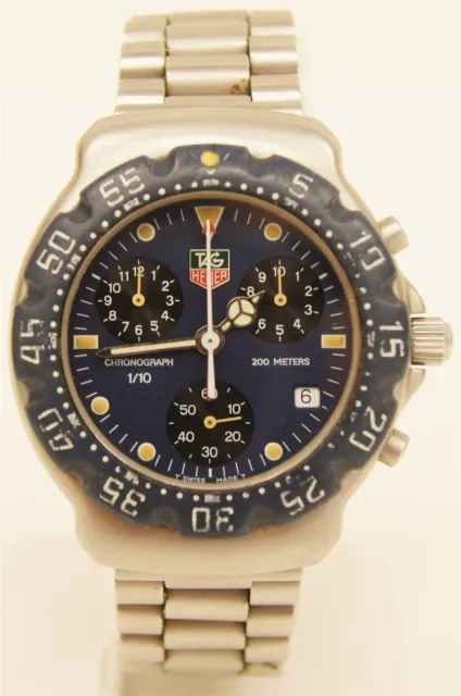 Tag Heuer Formula 1 Chronograph CA1210-R0 Blue Dial Stainless Steel Quartz Watch