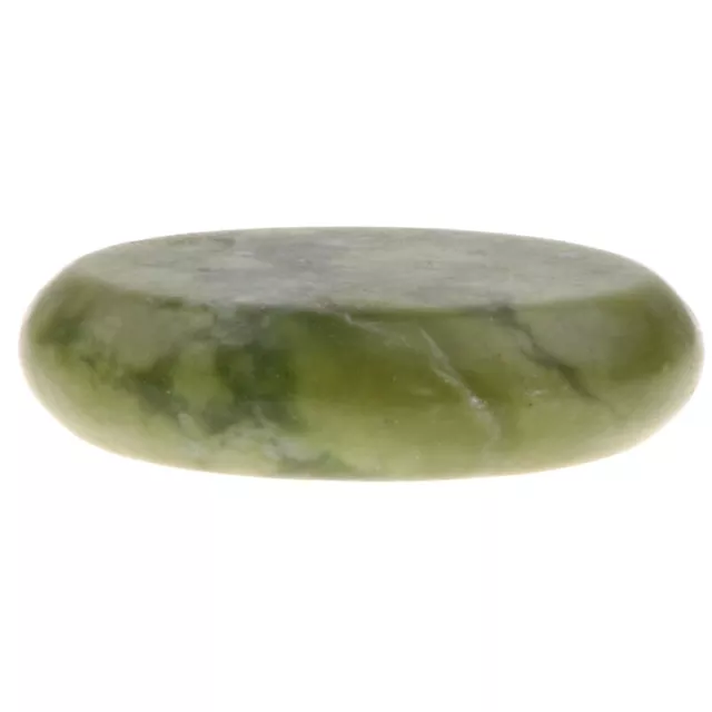 1/2pcs Large Oval Jade Massage Stones Hot Cold Stone for Salon Body Facial Spa 3