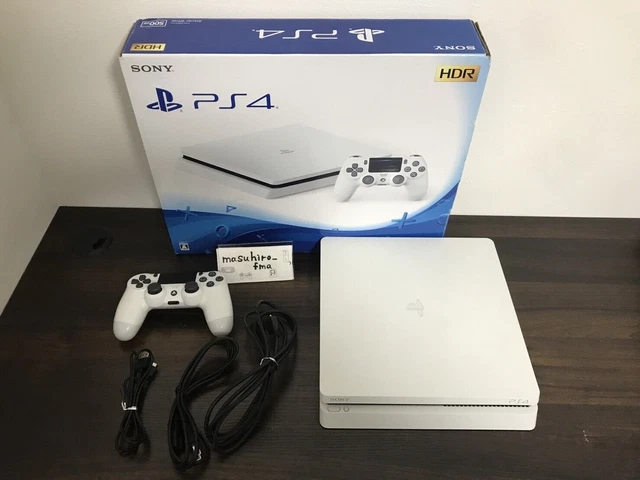 SONY PLAYSTATION 4 PS4 Glacier White Console 500GB CUH-2100AB02 w 