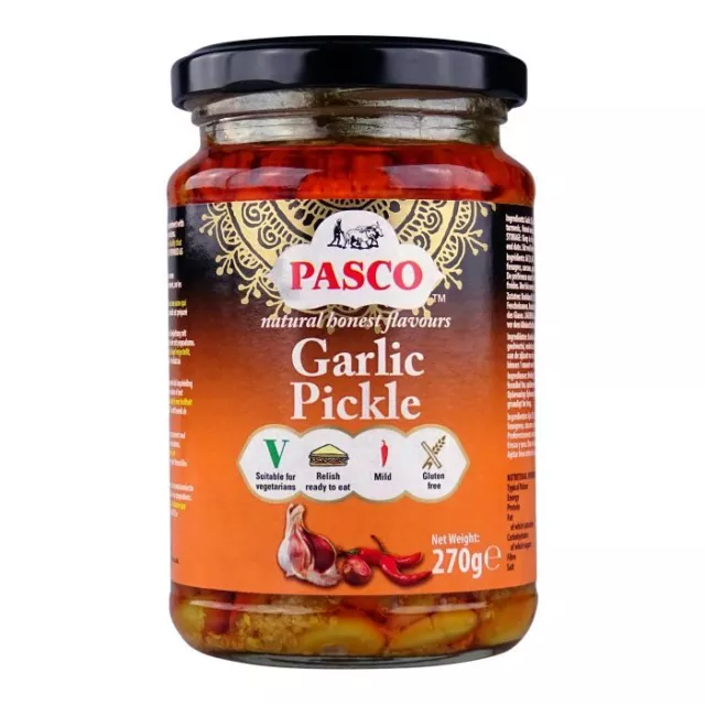 Pasco - sottaceto all'aglio - aglio relish 270 g intarsiato piccante