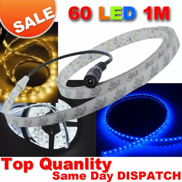 1 Metre Waterproof  DIMMABLE LED Strip Tape,  100CM 1M 12V 60 SMD LED Controller