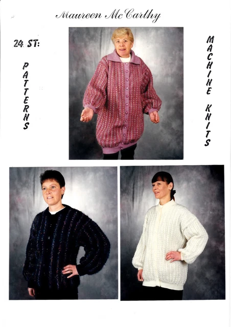 Chaqueta cárdigan Maureen McCarthy 3 diseños vintage 24