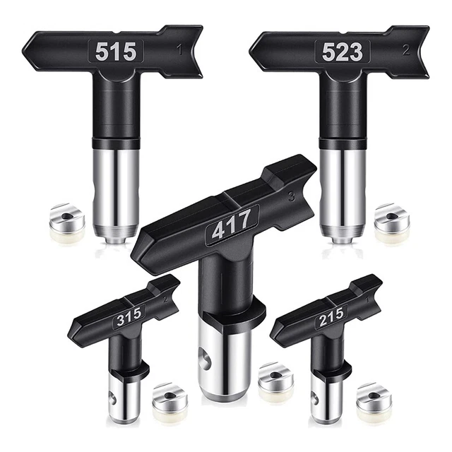 5 pz ugelli spray punta spray reversibili punta spray airless per airless Pai E1V7