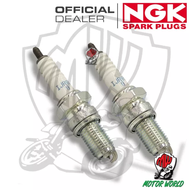 COPPIA CANDELE NGK IRIDIUM IJR8B9 PER MOTO HONDA XL VARADERO 1000 2003 al 2013