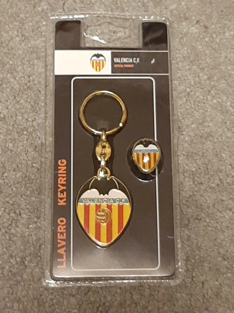 VALENCIA CLUB DE FOOT ESPAGNE PORTE CLÉS - INSIGNE - PINCE