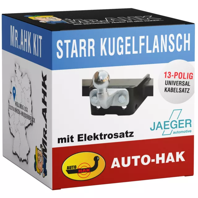 AutoHak Anhängerkupplung starr für Mercedes M-Klasse W163 98-05 mit 13pol E-Satz