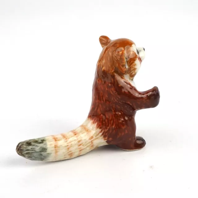 Red Panda Figurine Ceramic Craft Miniatures Animal