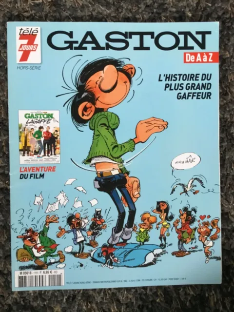 Magazine Hors série TÉLÉ 7 JOURS GASTON LAGAFFE de A à Z    FRANQUIN