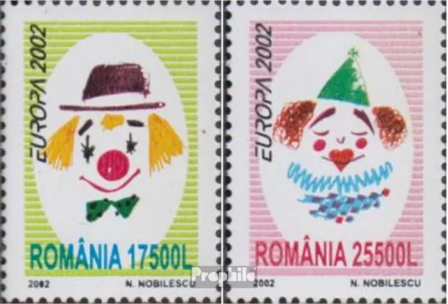 Rumänien 5657-5658 (kompl.Ausg.) postfrisch 2002 Europa: Zirkus