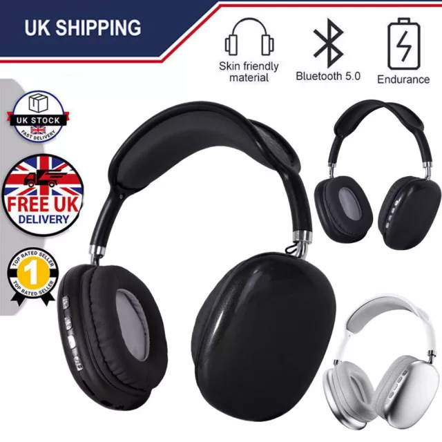 2024 New Wireless Bluetooth 5.0 Headphones Noise Cancelling Over-Ear Earphones