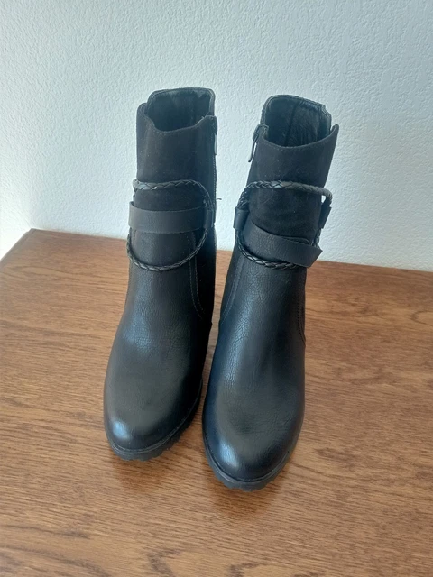 BOTTINES FEMMES NOIRES NEUVES Pointure 38