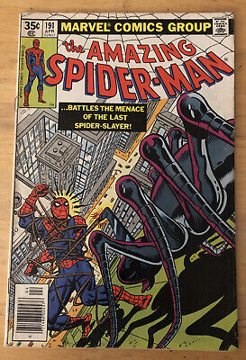 Amazing Spider-Man 191 Milgrom Cover Apps Professor Spencer Smyth, Spider-Slayer
