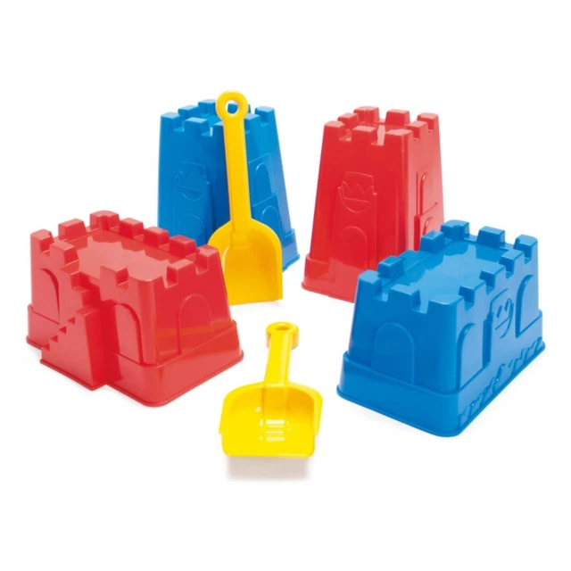 Battat - Jouets De Sable Pour Enfants – Kit De Construction De Château De Sable De 11 Pièces Avec Moules De Bac à Sable Et Pelle – Ensemble De Jouets D'extérieur