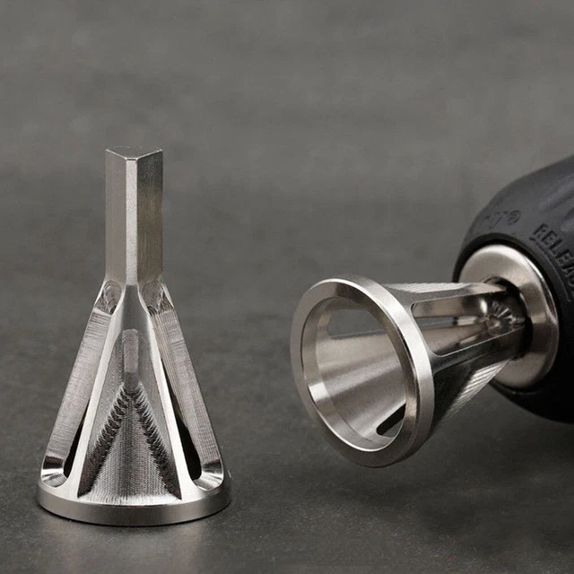 Entgrat-Fräser Für Bohrer – Ø 22/28 Mm, Für Edelstahl, Aluminium, Holz, Beseitigt Beschädigte Gewinde