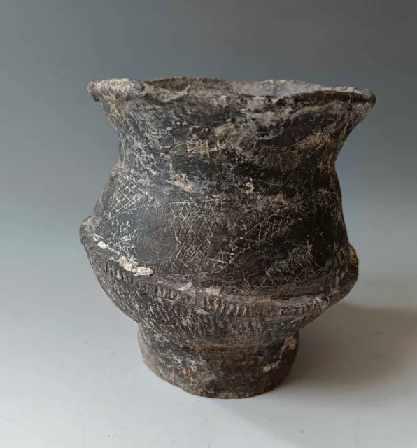 Ancient Thai Ban Chiang  Pottery Vessel  Early Period  C 1000 BC 2