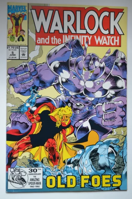 Warlock and the Infinity Watch # 5 June 1992 VG/F  Marvel Comics