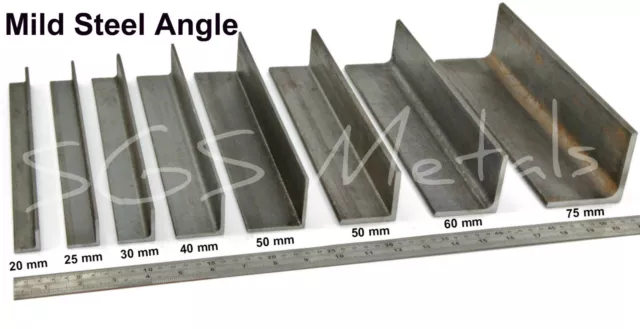 Mild Steel ANGLE Iron Excellent range of sizes & Lengths available