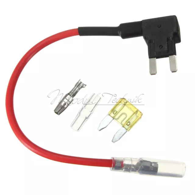 Add A Circuit Piggy Back Pluggable Standard Blade Tap Mini Fuse Holder DC