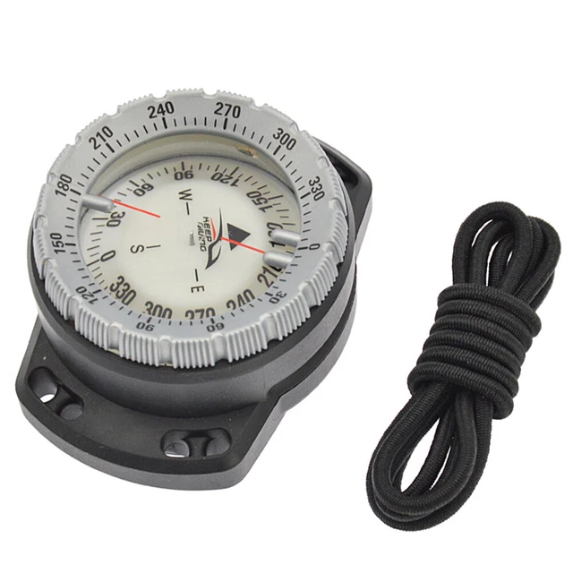 VRHN Outdoor Diving Compass, 50m, Elastic Rope, Waterproof, with Leu 2