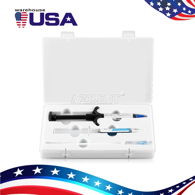1 Kit Dental Orthodontic Adhesive Light Cure Blue Glue Intro Kit Direct Bonding