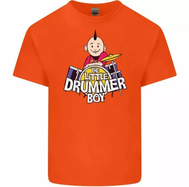 T-shirt divertente da uomo The Little Drummer Boy batteria rock band 12