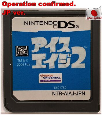 Nintendo DS Glace Age 2 Japonais Action Aventure Jeux Mezase Universel