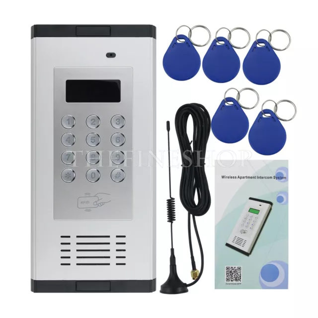Sistema de intercomunicación inalámbrico K6 seguridad 2G audio intercomunicador puerta de entrada acceso