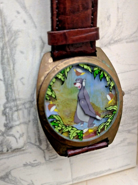 Disney JUNGLE BOOK BALOO the Bear WATCH Collectors Club Fossil BOOK LE Disney JUNGLE BOOK BALOO the Bear WATCH Collectors Club Fossil BOOK LE
