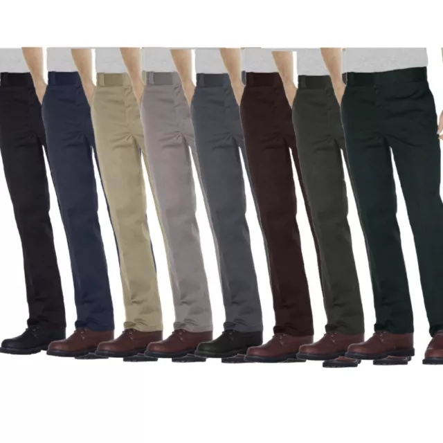Dickies Men's 874 Pants Classic Original Fit Work School Uniform Straight Leg