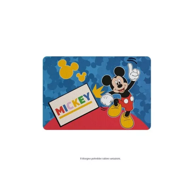 Tovaglietta Mickey Disney In Plastica Morbida Antiscivolo Ripiegabile Lavabile