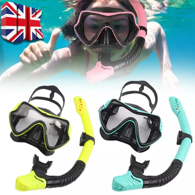 Full Face Snorkel Mask Diving Scuba Goggles Swimming Kids Adults Anti-Fog Z