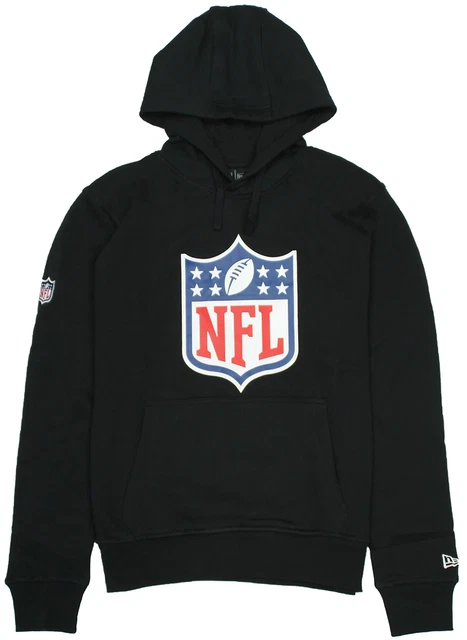 New Era Uomo Felpa con Cappuccio NFL Logo Nero