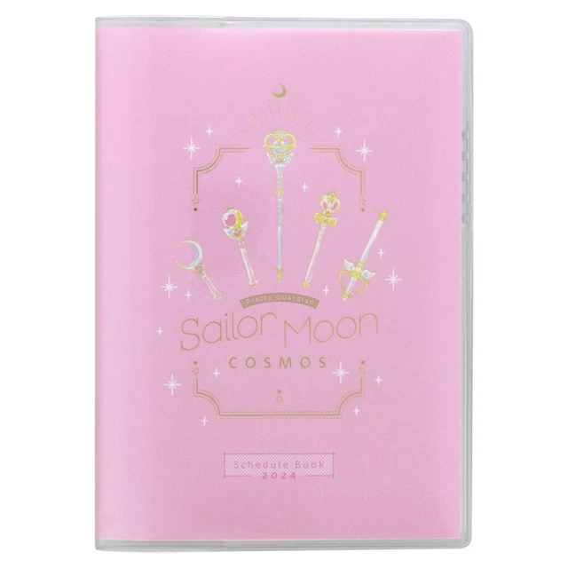 SAILOR MOON COSMOS Schedule Book 2024 A6 Size 64page from Japan New 18