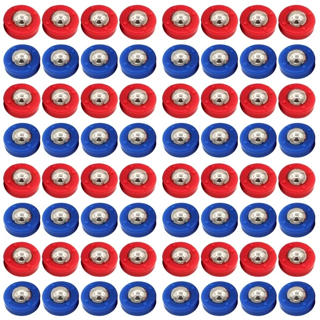 64 Pcs Jeux Curseur Perles Jeu De Palets De Table Mini Échiquier Accessoires