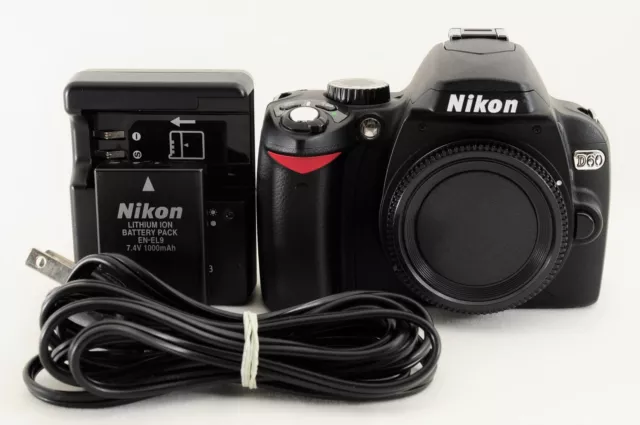 [Shutter count: 3566] Nikon D60 DSLR Camera (Body Only) (OLD MODEL)[Mint]