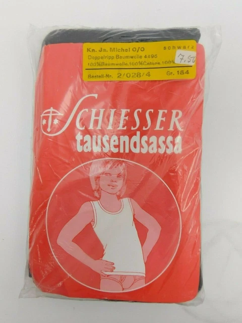 Tiro"" canottiera vintage anni '70 bambini ragazzi set da 4"" taglia 152