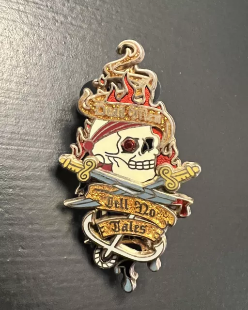 Disney Pirates of the Caribbean Pin 2006 “dead men tell no tale” trading pin