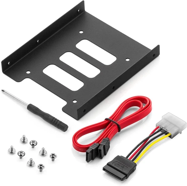 Telaio Montaggio HDD/SSD Per Alloggiamento 5.25" - Supporta 2x2.5" E 1x3.5", Design Anti-Vibrazione - Foto 4