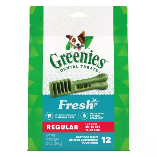 Greenies Standard Frais Friandise Paquet 355ml Par Greenies