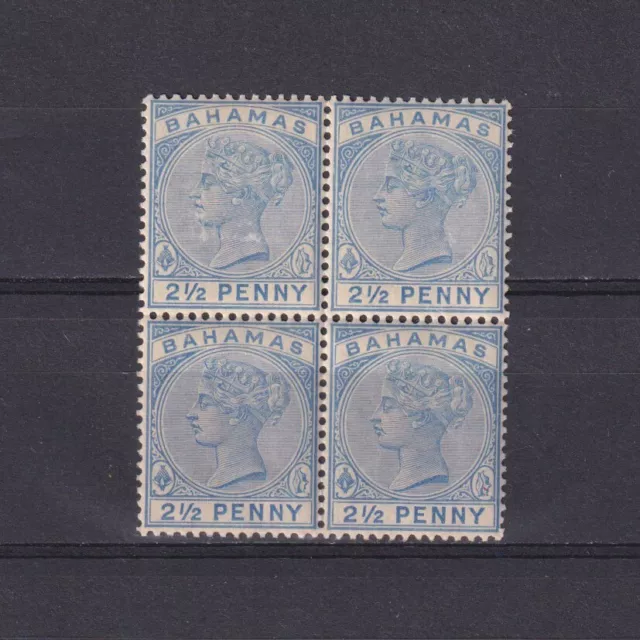 BAHAMAS 1884, SG# 52, CV £64, block of 4, QV, MNH