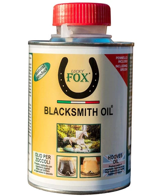 Blacksmith Oil olio per zoccoli idrata, igienizza 500 ml Lucky Fox