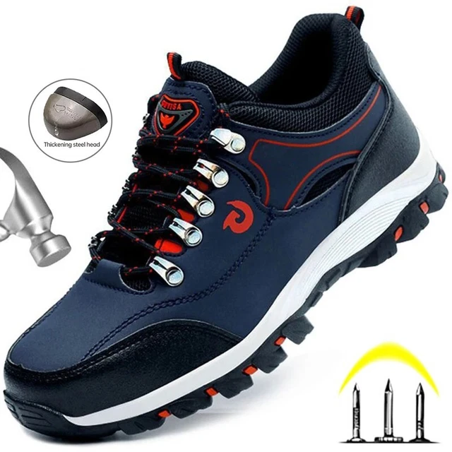 Max Steel Women's Black Lightweight Steel Toe Cap Safety Trainers – Lace-Up Work Shoes (UK 3-8)