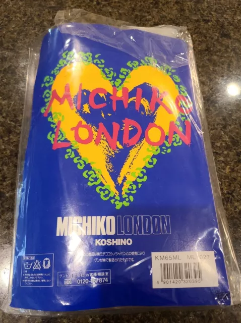 Michiko Koshino London Hose Hosiery Pantyhose 5 Five Pairs Vintage RARE NOS