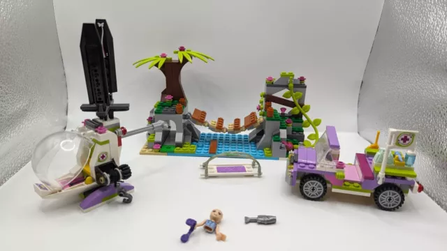 Lego Friends #41036 - Jungle Bridge Rescue - Incomplete