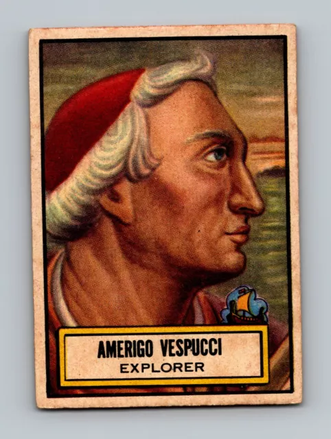 1952 Topps Look n See #118 Amerigo Vespucci GD-VG