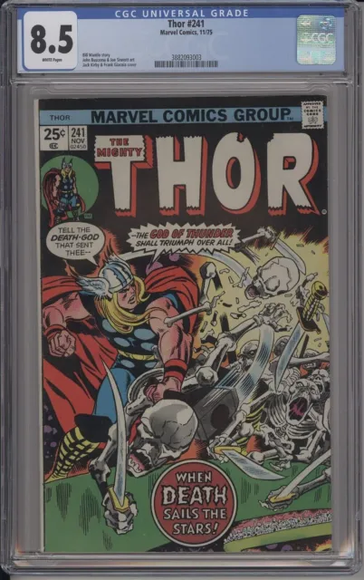 Thor #241 - Cgc 8.5 - When Death Sails The Stars