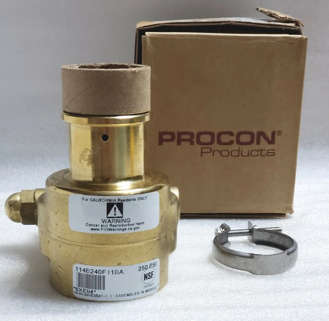 PROCON 114B240F11BA 250 Pump,Rotary Vane,Brass