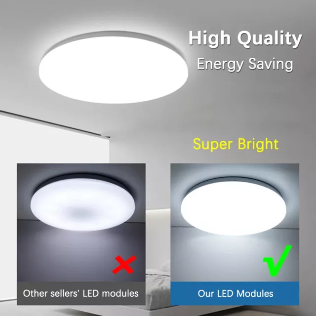 LED Ceiling Light Module 220V Replacement LED Light Board Round Ring LED Panel 3